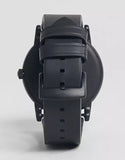 Emporio Armani Luigi Quartz White Dial Black Rubber Strap Watch For Men - AR11136