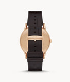 Emporio Armani Luigi White Dial Brown Leather Strap Watch For Men - AR2502