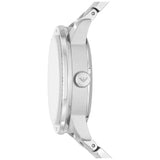 Emporio Armani Mario Chronograph Automatic Blue Dial Silver Steel Strap Watch For Men - AR60052