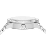 Emporio Armani Mario Chronograph Automatic Blue Dial Silver Steel Strap Watch For Men - AR60052