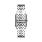 Emporio Armani Meccanico Automatic Green Dial Silver Steel Strap Watch For Men - AR60067