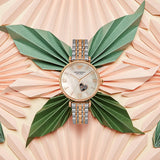 Emporio Armani Meccanico Automatic Mother of Pearl Dial Two Tone Steel Strap Watch For Women - AR60049