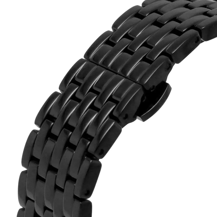 Emporio Armani Meccanico Black Dial Black Steel Strap Watch For Men - AR60058