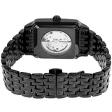 Emporio Armani Meccanico Black Dial Black Steel Strap Watch For Men - AR60058