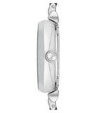 Emporio Armani Meccanico Mother of Pearl Dial Silver Steel Strap Watch For Women - AR1991