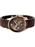 Emporio Armani Sport Chronograph Brown Dial Brown Stainless Steel Watch For Men - AR5890