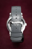 Emporio Armani Classic Quartz Grey Dial Grey Leather Strap Watch For Men - AR1730