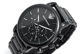 Emporio Armani Luigi Chronograph Black Dial Black Stainless Steel Watch For Men - AR1895