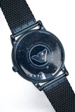 Emporio Armani Luigi Quartz Blue Dial Grey Mesh Bracelet Watch For Men - AR11053