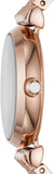 Emporio Armani Gianni T Bar Quartz Rose Gold Dial Rose Gold Steel Strap Watch For Women - AR11342