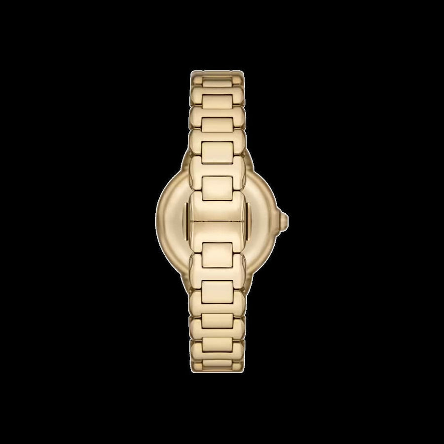 Emporio Armani Mia Crystals Gold Dial Gold Steel Strap Watch for Women - AR11609