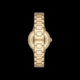Emporio Armani Mia Crystals Gold Dial Gold Steel Strap Watch for Women - AR11609