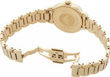 Emporio Armani Mia Crystals Gold Dial Gold Steel Strap Watch for Women - AR11609
