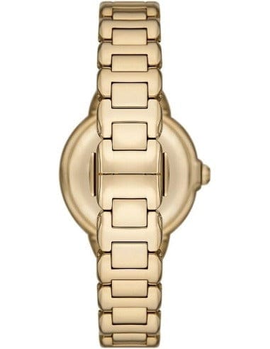 Emporio Armani Mia Crystals Gold Dial Gold Steel Strap Watch for Women - AR11609