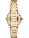 Emporio Armani Mia Crystals Gold Dial Gold Steel Strap Watch for Women - AR11609