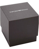 Emporio Armani Mia Moonphase Blue Dial Blue Leather Strap Watch for Women - AR11629