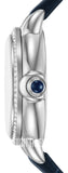 Emporio Armani Mia Moonphase Blue Dial Blue Leather Strap Watch for Women - AR11629