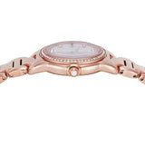 Emporio Armani Mia Mother of Pearl Dial Rose Gold Steel Strap Watch for Women - AR11671