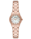 Emporio Armani Mia Mother of Pearl Dial Rose Gold Steel Strap Watch for Women - AR11671