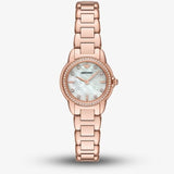 Emporio Armani Mia Mother of Pearl Dial Rose Gold Steel Strap Watch for Women - AR11671
