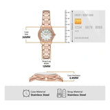 Emporio Armani Mia Mother of Pearl Dial Rose Gold Steel Strap Watch for Women - AR11671