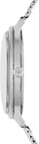 Emporio Armani Minimalist Quartz Green Dial Silver Mesh Bracelet Watch For Men - AR11578
