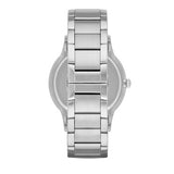 Emporio Armani Renato Quartz Black Dial Silver Steel Strap Watch For Men - AR11179