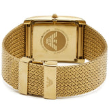 Emporio Armani Mother of Pearl Dial Gold Mesh Bracelet Watch For Men - AR2016