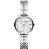Emporio Armani Mother of Pearl Dial Silver Steel Strap Watch For Women - AR11112