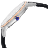 Emporio Armani Renato Analog Blue Dial Black Leather Strap Watch For Men - AR2506