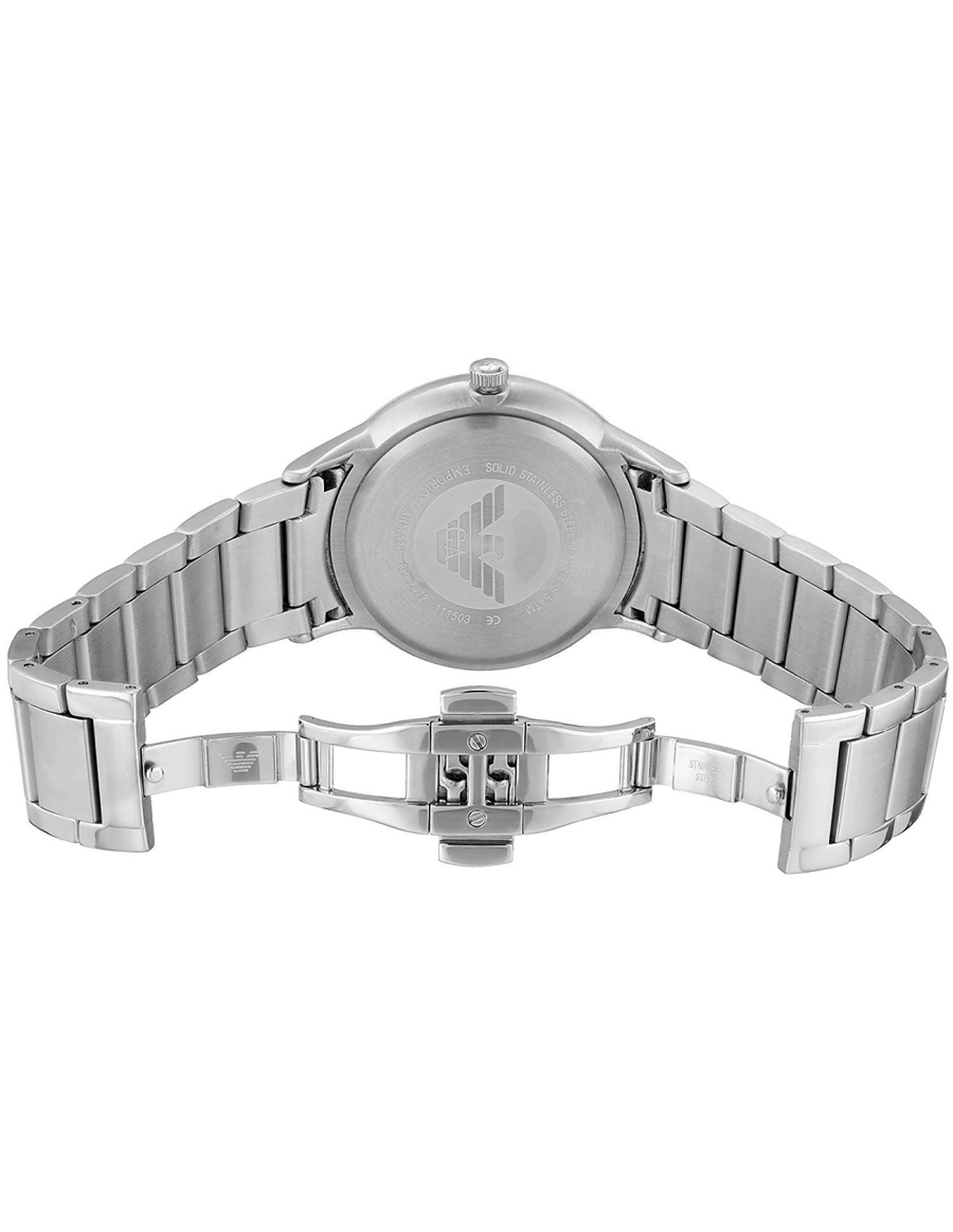 Emporio Armani Renato Blue Dial Silver Steel Strap Watch For Men - AR2472