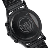Emporio Armani Renato Chronograph Black Dial Black Mesh Bracelet Watch For Men - AR2498