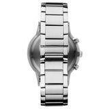 Emporio Armani Renato Chronograph Blue Dial Silver Steel Strap Watch For Men - AR11164