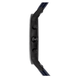 Emporio Armani Renato Chronograph Quartz Blue Dial Blue Leather Strap Watch For Men - AR2481