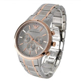 Emporio Armani Renato Gray Dial Gray Steel Strap Watch For Men - AR11077