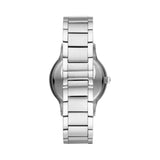 Emporio Armani Renato Quartz Black Dial Silver Steel Strap Watch For Men - AR11181