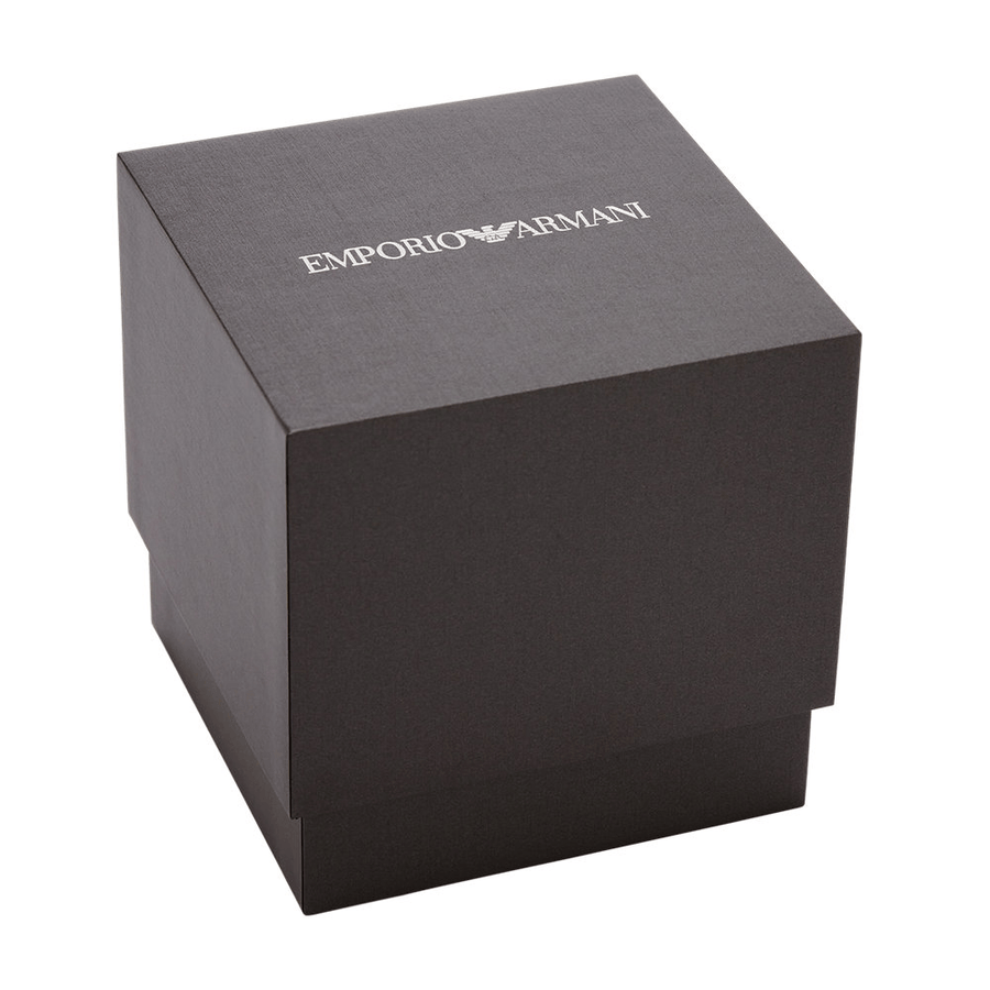 Emporio Armani Sea Explorer Black Dial Black Silicone Strap Watch for Men - AR60086