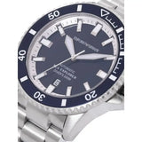Emporio Armani Sea Explorer Blue Dial Silver Steel Strap Watch for Men - AR60087