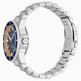 Emporio Armani Sea Explorer Blue Dial Silver Steel Strap Watch for Men - AR60090