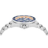 Emporio Armani Sea Explorer Blue Dial Silver Steel Strap Watch for Men - AR60090