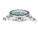 Emporio Armani Sea Explorer Green Dial Silver Steel Strap Watch for Men - AR60080