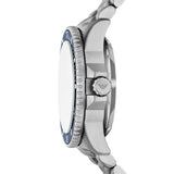 Emporio Armani Sea Explorer Green Dial Silver Steel Strap Watch for Men - AR60088