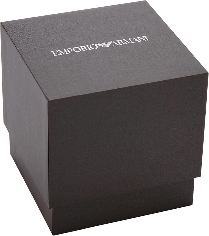 Emporio Armani Sea Explorer Yellow Dial Silver Steel Strap Watch for Men - AR60083