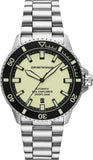 Emporio Armani Sea Explorer Yellow Dial Silver Steel Strap Watch for Men - AR60083