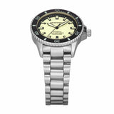 Emporio Armani Sea Explorer Yellow Dial Silver Steel Strap Watch for Men - AR60083