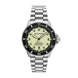 Emporio Armani Sea Explorer Yellow Dial Silver Steel Strap Watch for Men - AR60083