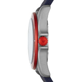 Emporio Armani Sigma Quartz Blue Dial Blue Silicone Strap Watch For Men - AR11217