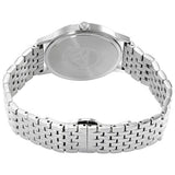 Emporio Armani Kappa Quartz White Dial Silver Steel Strap Watch For Men - AR80014