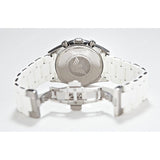 Emporio Armani Sport Chronograph White Dial White Silicone Strap Watch For Men - AR5859