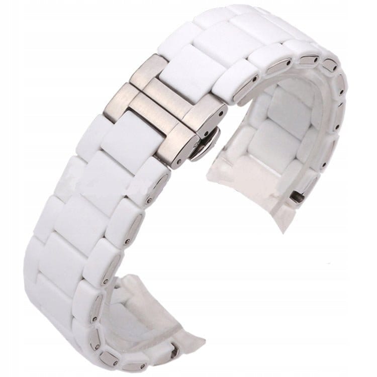 Emporio Armani Sport Chronograph White Dial White Silicone Strap Watch For Men - AR5859